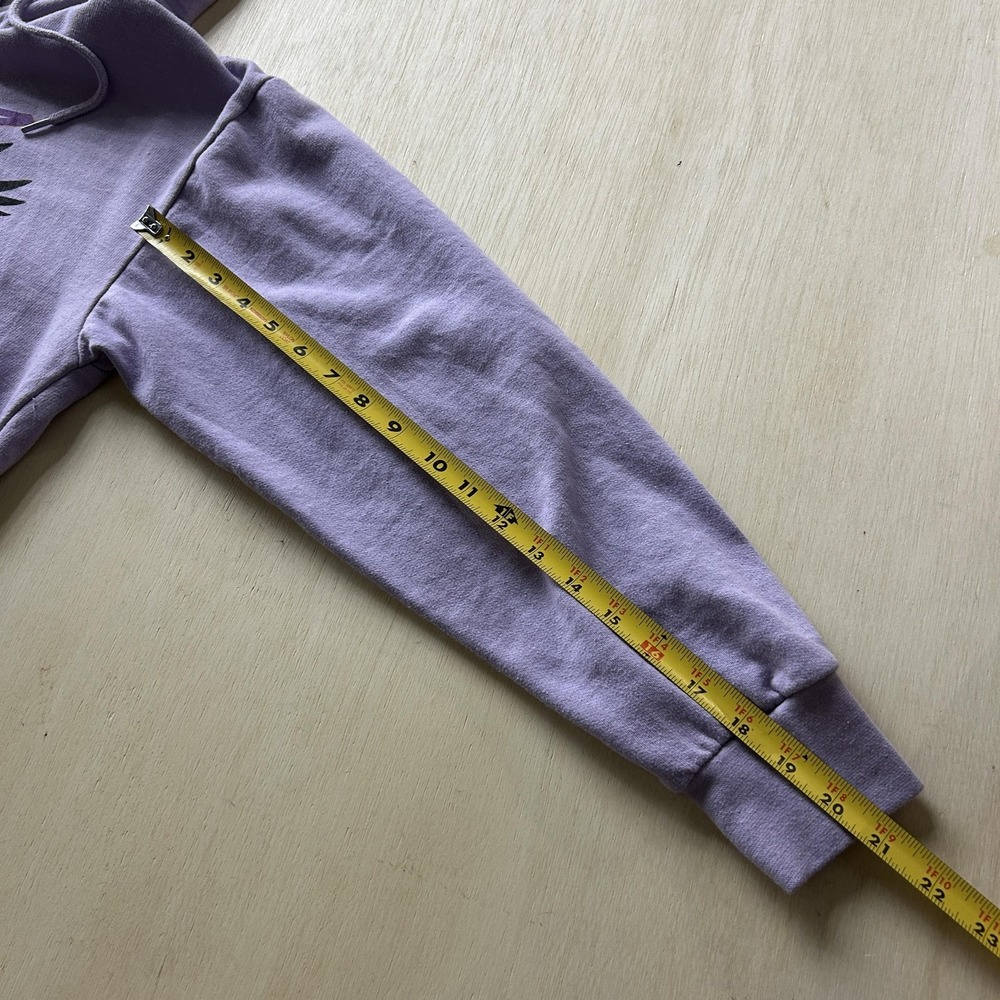 Prince Hoodie Mens Medium Purple Fleece Pullover Kangaroo Pocket Doves Graphic - Picture 6 of 8